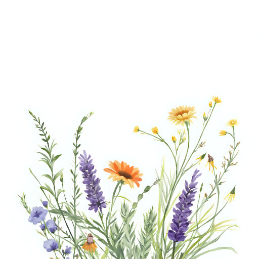꽃으로 만든 프레임