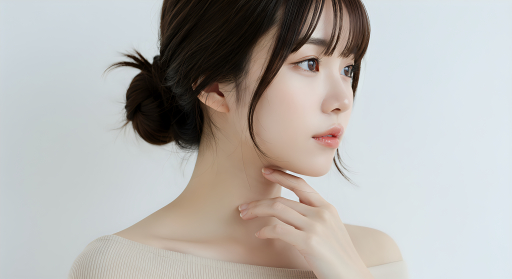 생각에 잠긴 젊은 여성
