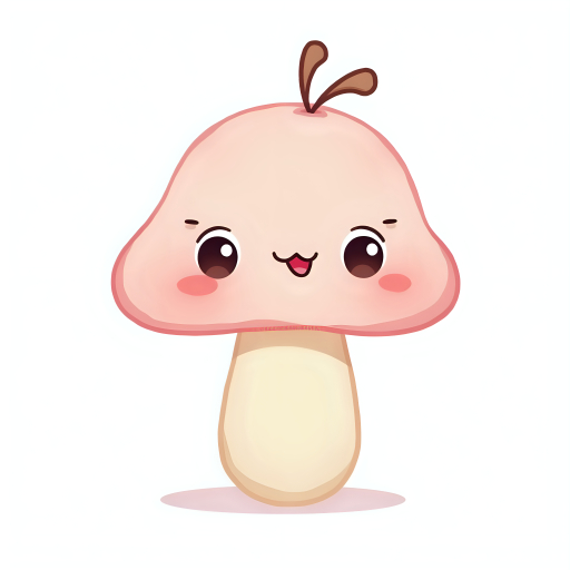 귀여운 만화 버섯