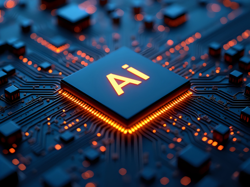 회로판 위 AI 칩