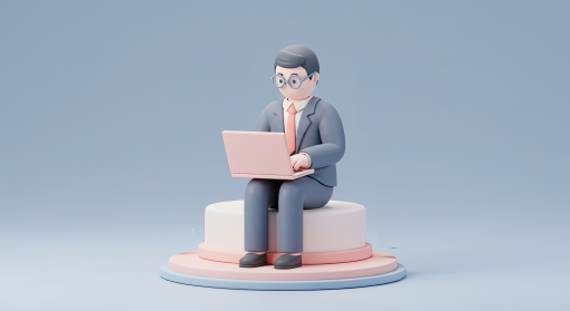 케이크 위에 앉은 남성 점토 조각상