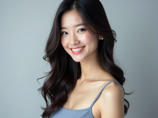 아름다운 젊은 여성