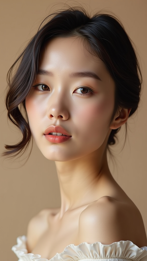 아름다운 여성 초상화