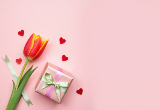 밸런타인 데이 선물 플랫레이