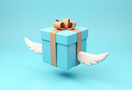 떠다니는 선물 상자
