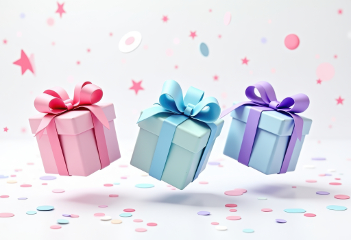 떠다니는 선물 상자