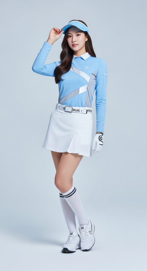 흰 긴 소매 셔츠를 입은 여성