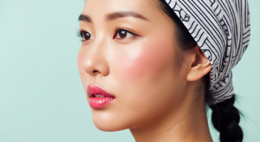 머리띠 있는 여자