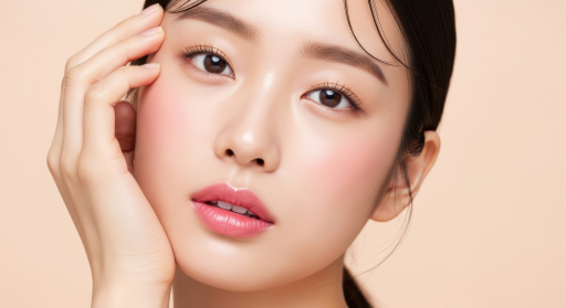 젊은 여성의 클로즈업 초상화