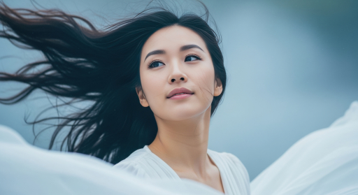 긴 머리의 여자